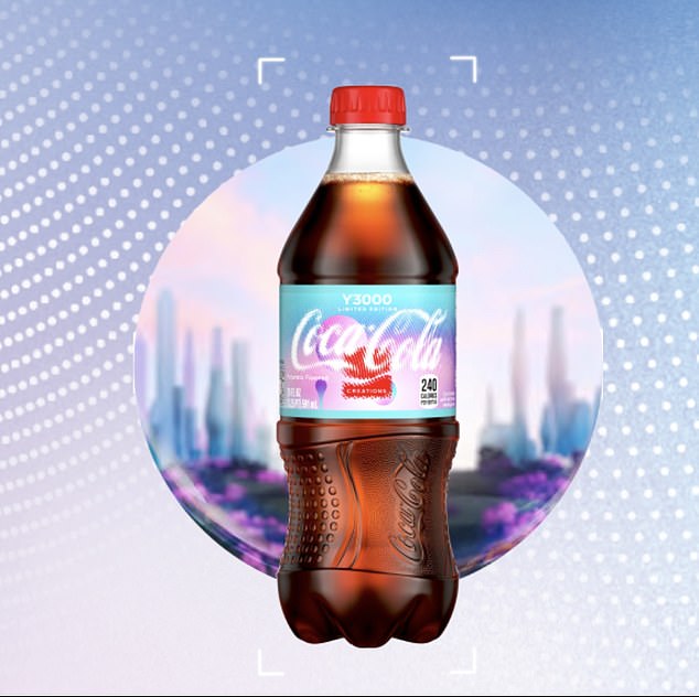 The limited edition Y3000 drink claims it has a 'futuristic taste' (Coca Cola)