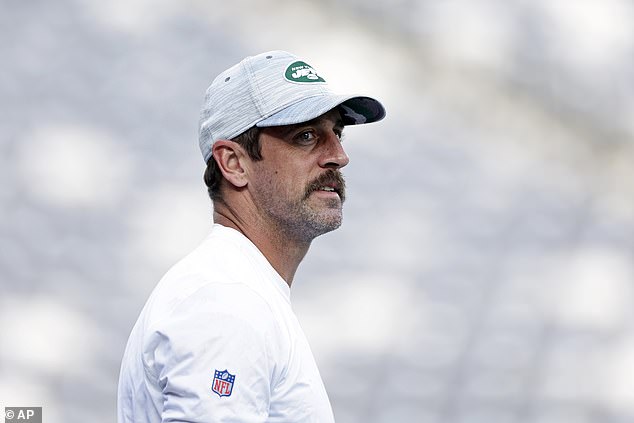 Aaron Rodgers will make his debut for the Jets on Monday night at home against the Bills