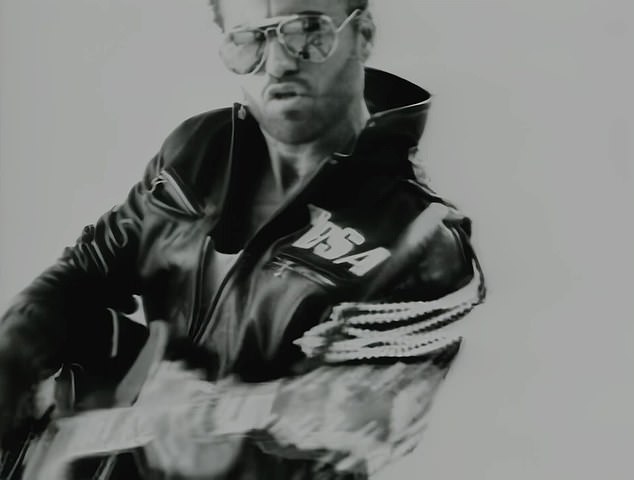 George Michael hung strings of pearls from his leather jacket (pictured above) in the video for his hit song Faith to send a secret signal that he was gay – 11 years before he publicly came out