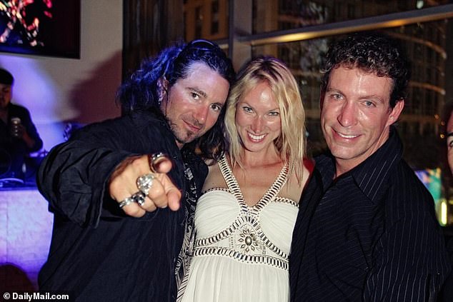 The equestrian (center) claimed in divorce papers that her husband Mark (right) allowed a boyfriend to rape and threaten her, but their former business partner Erik Martonovich (left) told DailyMail.com 'Tatyana arranged everything'