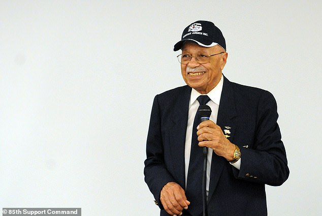 Oscar Lawton Wilkerson, pictured here, delivers remarks during the 85th Support Command's African American/Black History Month held at headquarters, Feb. 7.