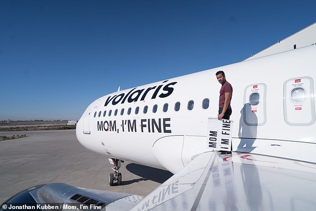 Mexican airline Volaris displayed Jonathan's 