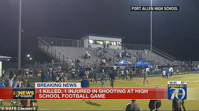 Police have made no arrests and investigators are still unsure why half-time violence broke out in an area adjacent to the stands on a warm late summer evening.