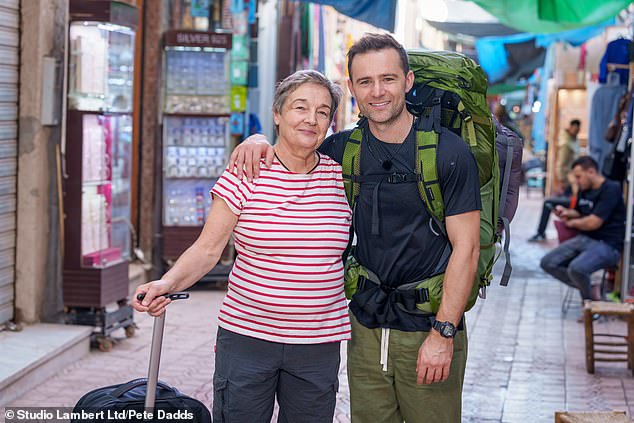 Candid: Harry Judd's mother Emma has admitted she feels 'empty' because she can't spend enough time with her son in his busy life (pictured on Celebrity Race Across The World)