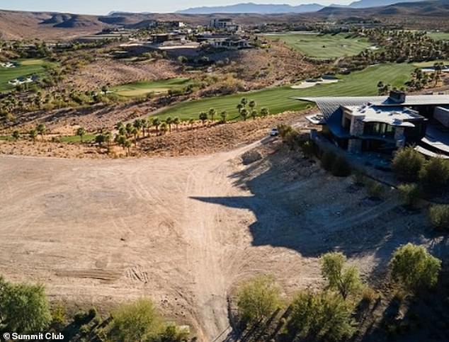 The huge, expensive plot of land in the exclusive Summit Club in Nevada where Wahlberg hopes to start construction