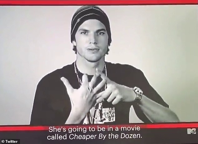 Problematic: A resurfaced clip shows Kutcher, 45, on a 2003 episode of his show Punk¿d, talking about a then-15-year-old Duff during the introductory segment