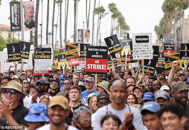 The Writers Guild of America struck a tentative deal yesterday with the Alliance of Motion Picture and Television Producers – but the Guild warned: 'No person should return to work until specifically cleared'