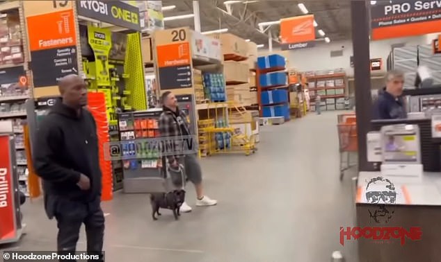 Home Depot said the How You Gonna Act Like That singer visited the store and took a number of different items to the checkout, where everything was scanned by the cashier.  He then continued shopping for 25 minutes, causing the cashier to void the purchase