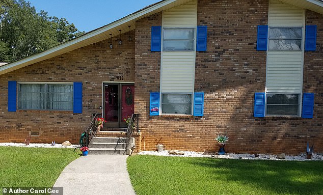 Carol Gee has been inundated with letters and calls from real estate agents and investors looking to sell her home (pictured) in Atlanta, Georgia