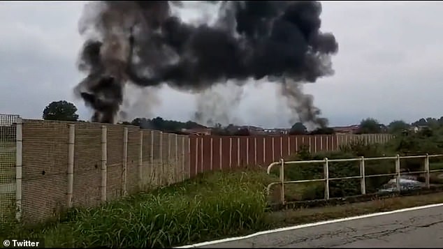 The unit is the equivalent of Britain's Red Arrows and accident investigators are working on the theory that the plane had a bird strike that caused it to lose altitude