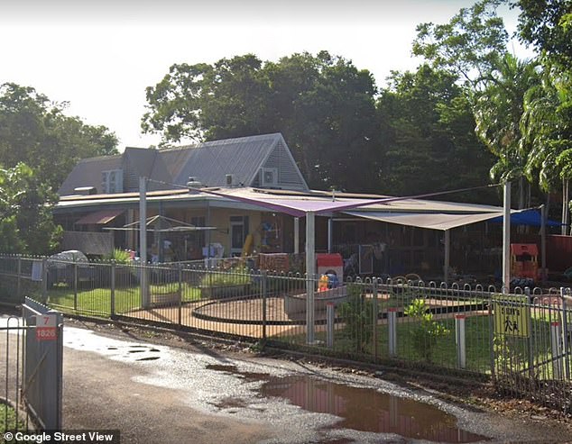 The two-year-old girl had a 'medical episode' - believed to be a choking incident - at the Humpty Doo Child Care Center (pictured), 40 km south-east of Darwin in the Northern Territory.