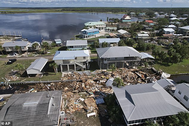 The twister caused widespread destruction on Florida's west coast, and at least two people lost their lives in separate weather-related crashes hours before Idalia made landfall.