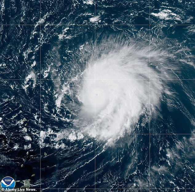 Hurricane Lee was a Category 5 storm with winds of up to 160 mph