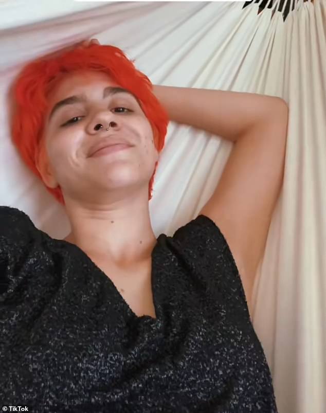 Stephanie Kirsten, 28, who has chosen to sleep in a hammock, revealed the pros and cons of the hanging bed - adding that she gets much better rest and saves money