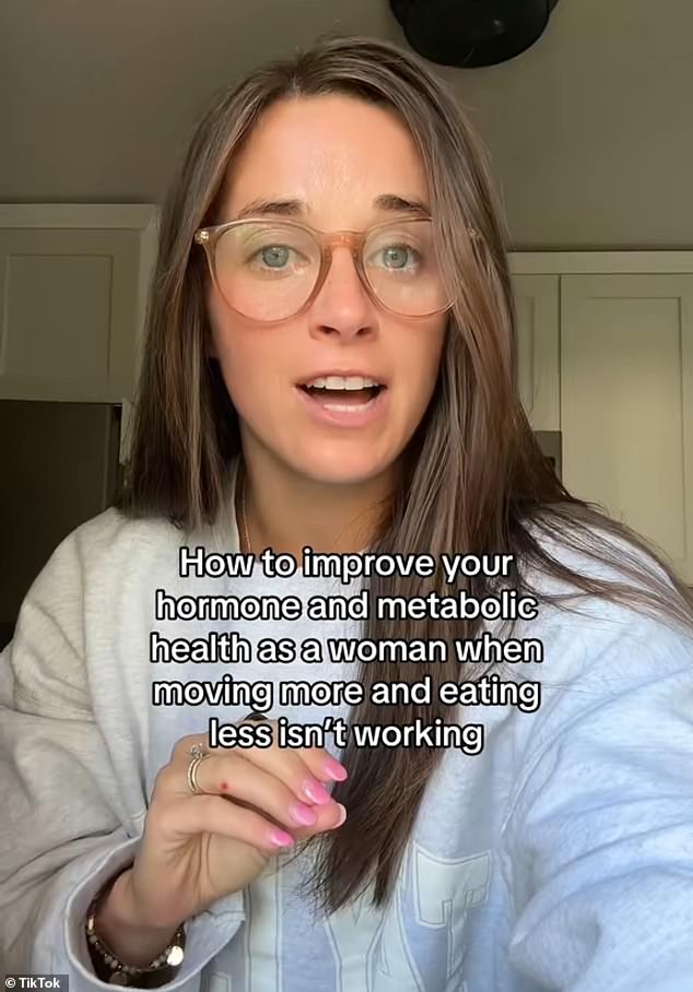 Dietitian Taylor Grasso, 25, from Iowa, has more than 91,000 followers on TikTok, where she shares tips on intuitive eating, cycle synchronization and other health-related behaviors