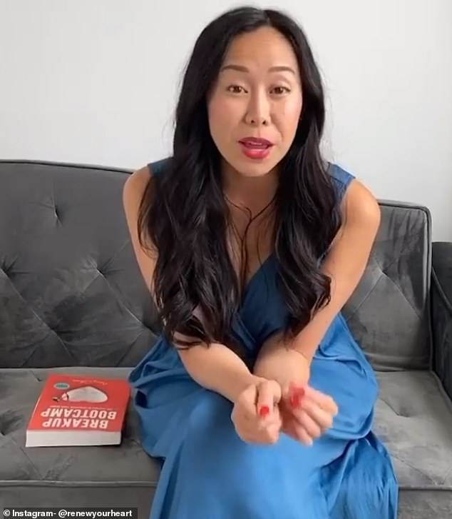 Amy Chan (pictured), a relationship coach from California, has shared her top three things to avoid when going through a breakup