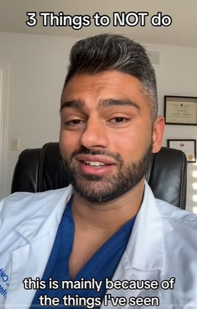 Dr.  Dave, an ICU doctor on TikTok, went viral after sharing the three things he will never do after treating patients who have suffered serious consequences