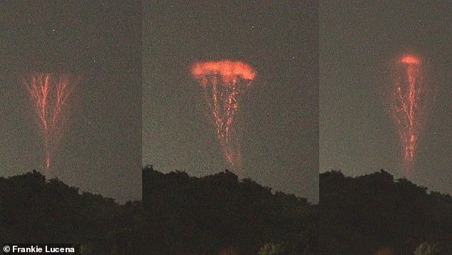 A Puerto Rico-based photographer, Frankie Lucena, documented the little-seen weather phenomenon known as 