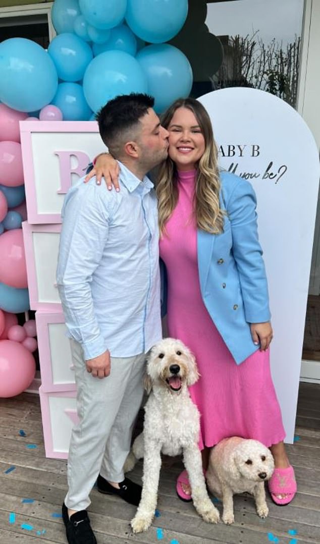 Influencer Mia Plecic has announced that she is expecting her first child with her fiancé Justin Borg: 'We can't keep our secret any longer!'