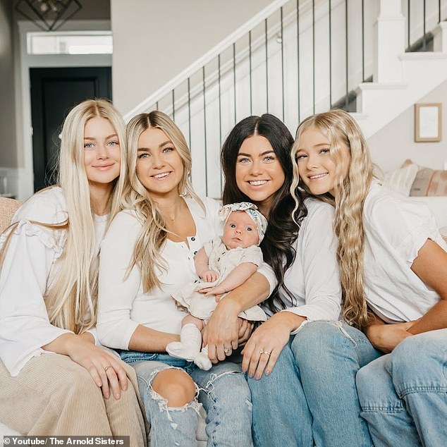 Brynley Arnold, 23, Lindsay Arnold, 29, Jensen Arnold, 25, and Rylee Arnold, 18, are all accomplished ballroom dancers and now have a popular YouTube channel