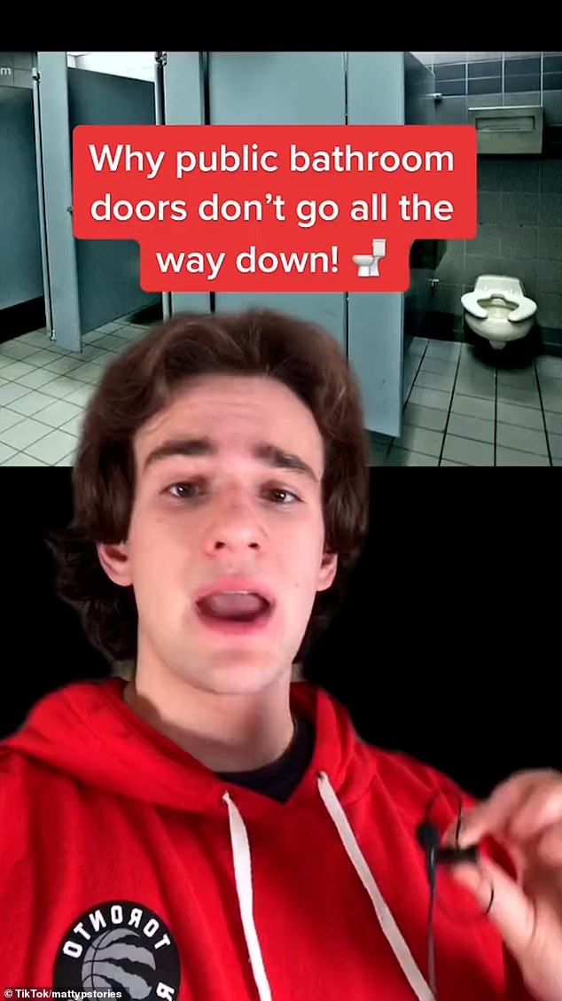 A TikTok user claims to have solved the mystery of why American public toilets don't touch the floor – and has offered three interesting theories