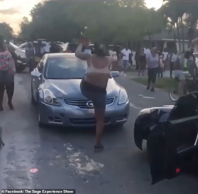 A wild clip shows a woman panicking after an Altima driver clipped her car, with many saying her unhinged behavior also falls under 