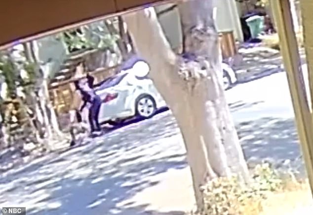 Disturbing surveillance video shows the moment a woman was attacked and dragged through the street in Oakland, California.