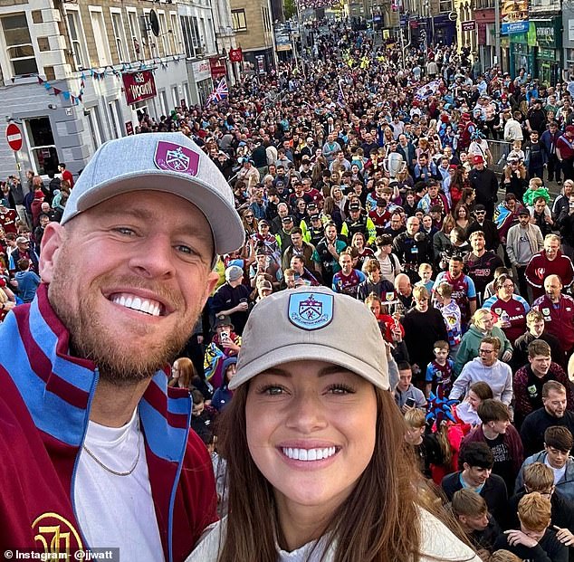 Watt has kept busy in his retirement, investing in Burnley with his wife Kealia