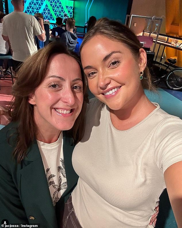 Back together: Jacqueline Jossa and Natalie Cassidy delighted EastEnders fans with a surprise reunion