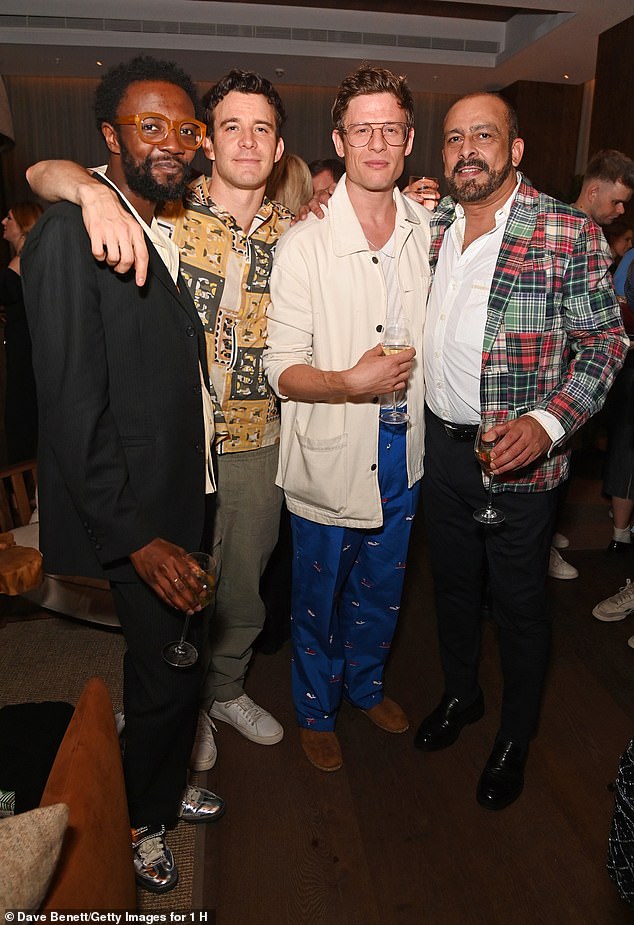 Cast: (L-R) Omari Douglas, Luke Thompson, James Norton and Emilio Doorgasingh