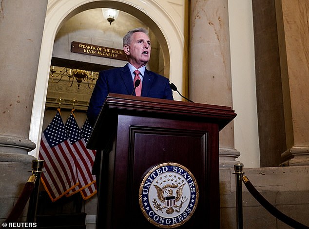 House Speaker Kevin McCarthy announced the impeachment inquiry on Tuesday, which is the first step in the congressional process to try to remove a president from office