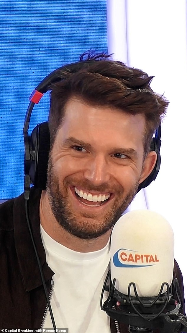 Revelation: Joel Dommett has revealed that because his 'heavily pregnant' wife Hannah Cooper is due to go into labor at any time, he plans to skip the National Television Awards after party