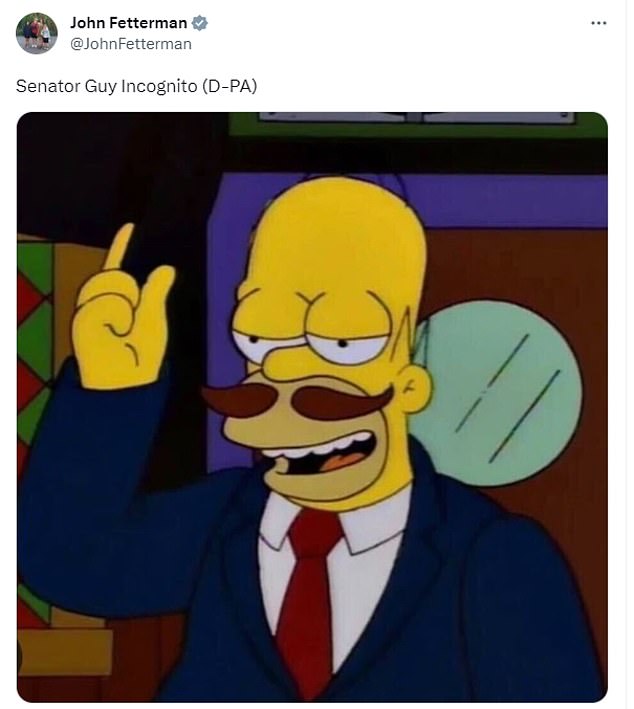 The 54-year-old politician shared a photo of Homer Simpson in response to a post on X about people spreading photoshopped photos of him and saying he had been replaced by a replacement.