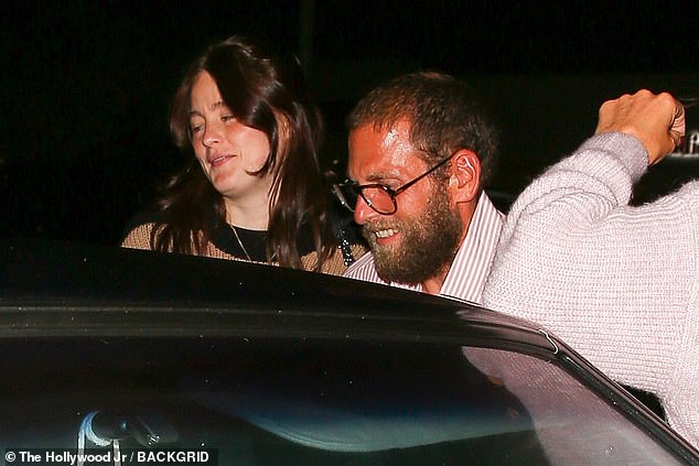 Night out: Jonah Hill and his girlfriend, Olivia Millar, were spotted on a parents' night out in Los Angeles on Wednesday