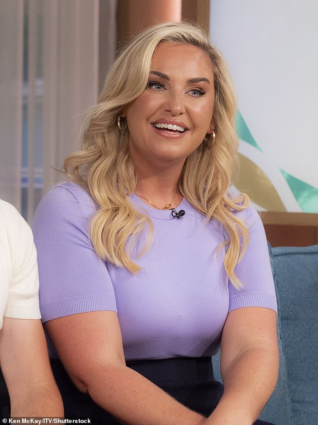 Candid: Josie Gibson has revealed her five-year-old son still sleeps in the same bed as her and told why