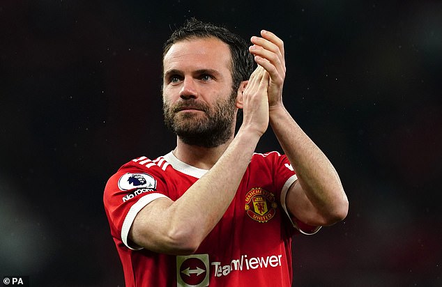 Long-serving Manchester United midfielder Juan Mata announced he would leave in 2022