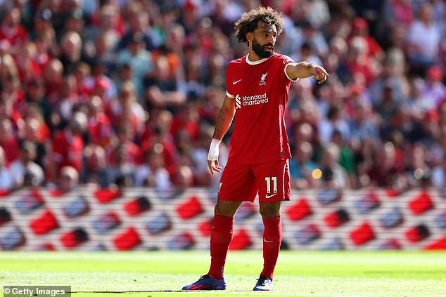 Mohamed Salah started the game between Liverpool and Aston Villa, despite rumors of a Saudi transfer