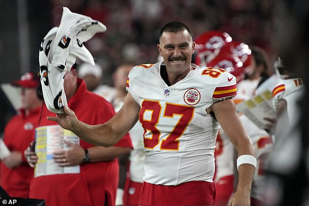 Chiefs tight end Travis Kelce, 33, is a big doubt for Thursday night's game against Detroit