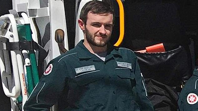 Lachlan Bowles, 25, went on the rampage in Kellerberrin, a small town in Western Australia's Wheatbelt region, on Thursday morning, ending in a standoff against police