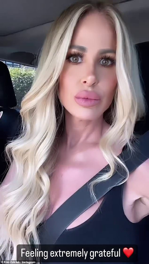 New: Kim Zolciak appeared on Instagram ahead of the weekend to share a new Stories post with her 3.4 million followers