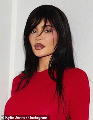 Kylie Jenner kicked off the spooky season by rocking a look reminiscent of Winona Ryder's goth girl character from Beetlejuice.