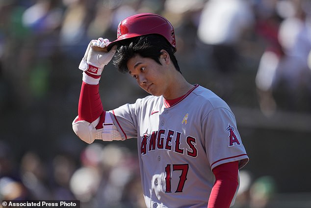 Ohtani underwent an evaluation after dealing with a painful oblique strain that showed up Monday