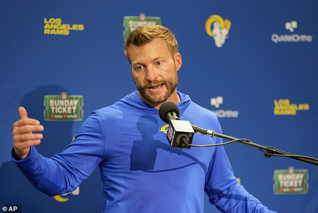 Rams head coach Sean McVay declined to provide details on why the decision was made