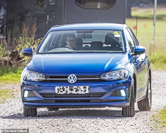 Later this month, Lady Louise Windsor, the 19-year-old daughter of Prince Edward and Sophie, Duchess of Edinburgh, will return to study at St Andrews University - but looked happy behind the wheel in Windsor on Sunday