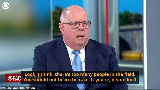 Former Maryland governor Larry Hogan still considering third-party candidacy under No Labels movement, says too many Republicans running in 2024