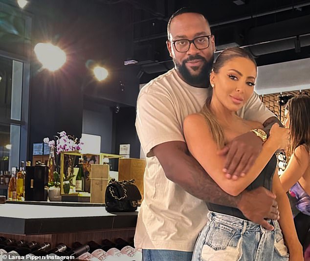 Marcus Jordan, 32, and girlfriend Larsa Pippen, 49, fell out over the Spanish football scandal