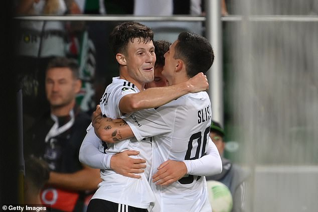 Ernest Muci scored twice as Legia Warsaw defeated Aston Villa on Thursday evening