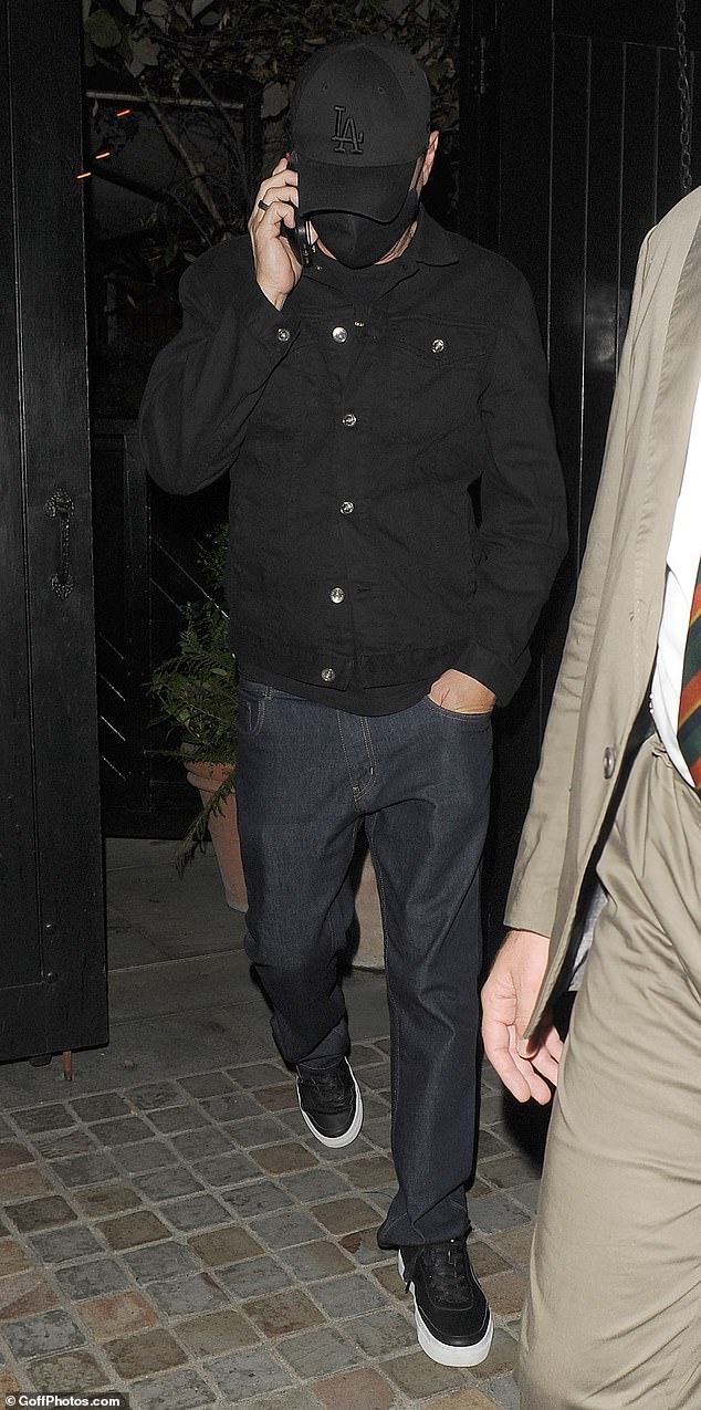 Outside again: Leonardo DiCaprio, 48, dined at London hotspot Chiltern Firehouse on Friday evening