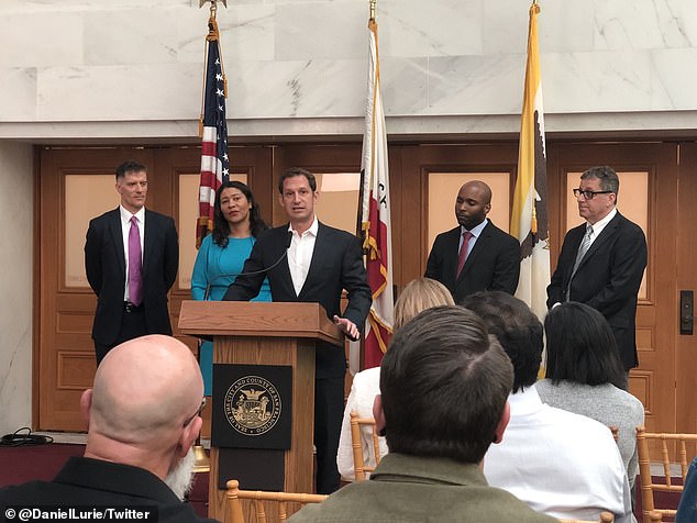 San Francisco native Lurie, pictured with London Breed in 2019, has previously criticized the city's 