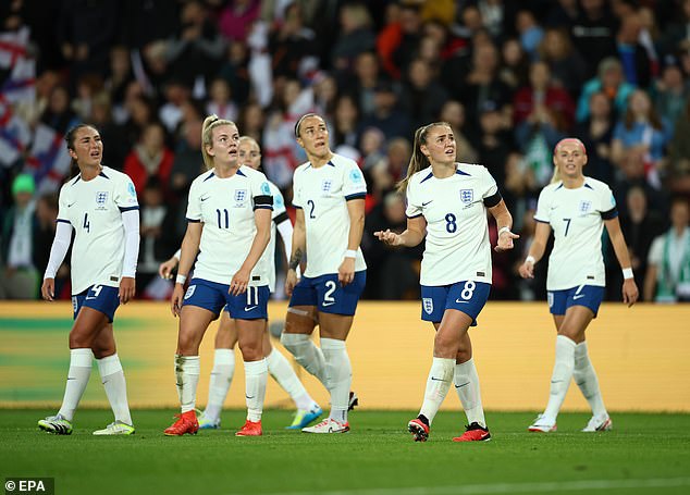 The English Lionesses had to be let off the team bus by fans on Friday to greet them